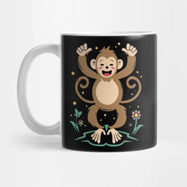 Happy Monkey by TshirtMA